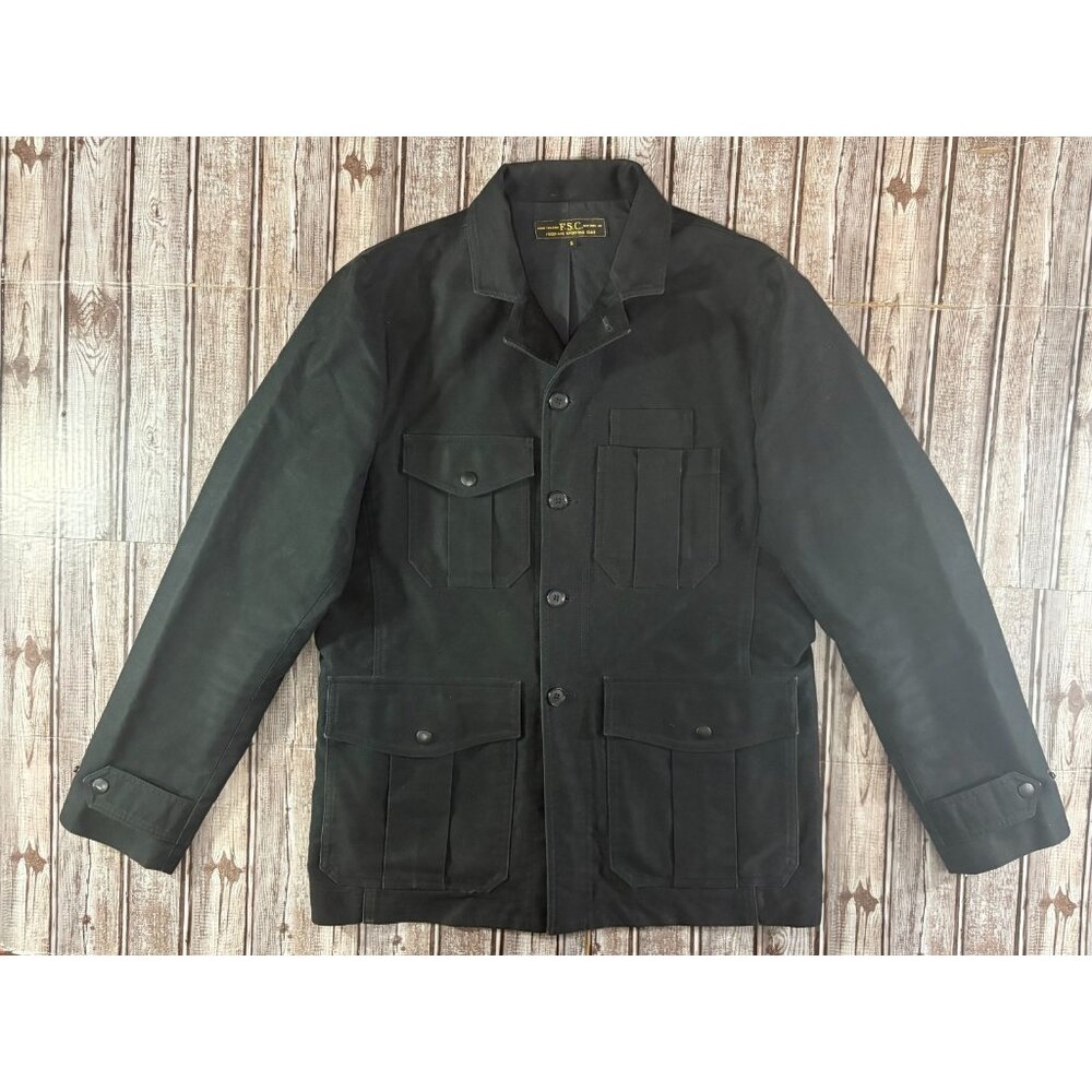 Freemans sporting club FSC NYC chore coat size s color black hand tailored USA
